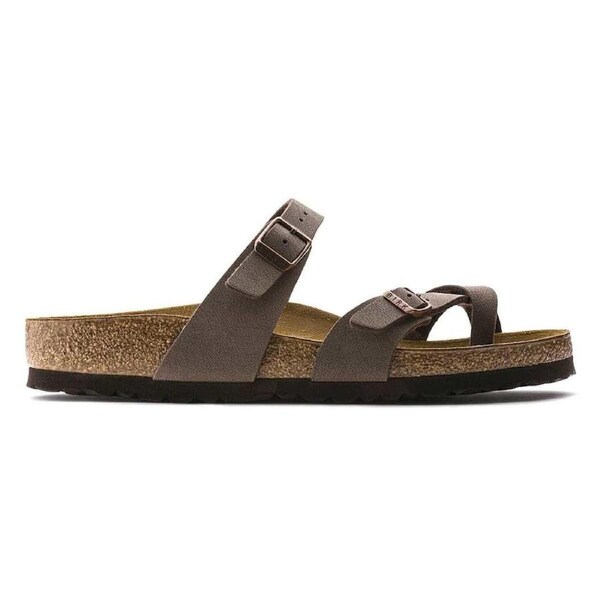 Birkenstock Mayari Birko-Flor Nubuck Sandals - Regular - Mocca EU 39