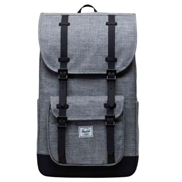Herschel Little America Backpack Bag in Raven Crosshatch