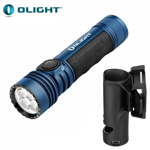 Olight Seeker 4 Pro Midnight Blue LED Torch 4600 Lms (FOL-SK4P-MB)