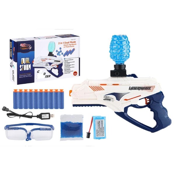 Marksman Laserhawk Dual Storm Gel Blaster incl Blue Gel Balls (PB-GB-L1971)