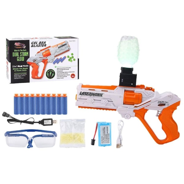 Marksman Laserhawk Dual Storm Gel Blaster incl Glow Balls (PB-GB-L1964G)