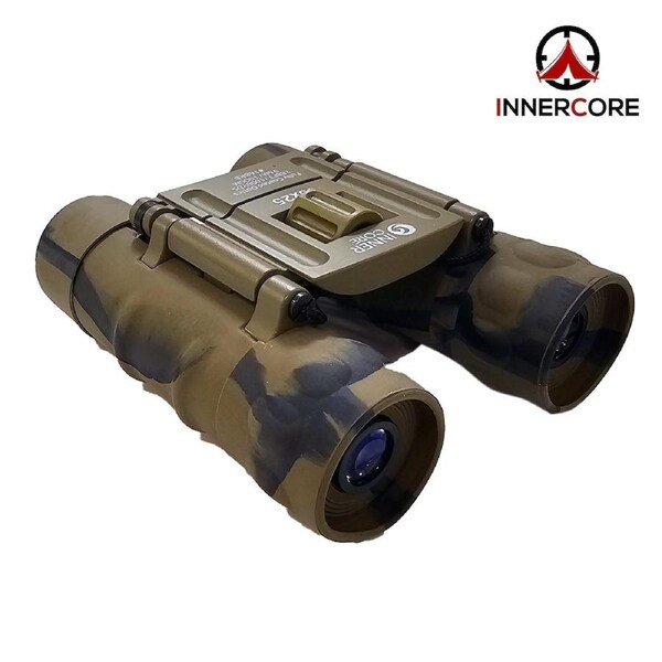Innercore 10x25 Camo Binoculars incl Nylon Pouch with Belt Loop (IC-1025C)