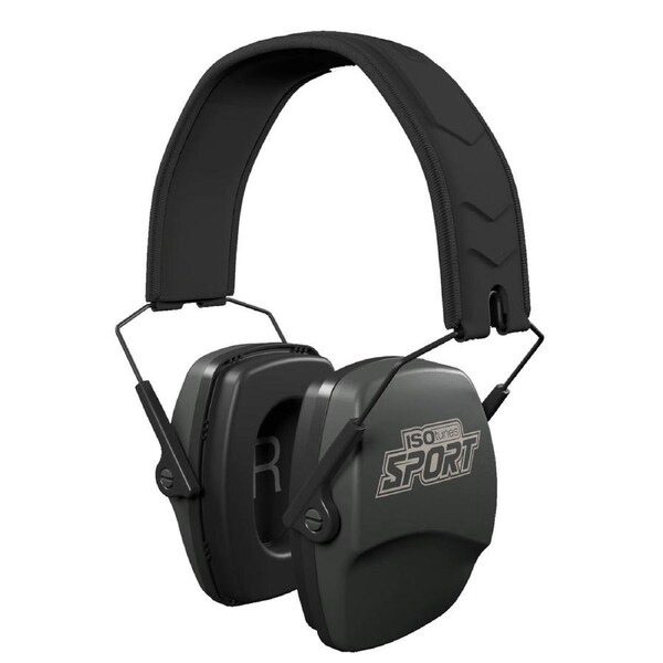 ISOtunes Defy Slim Passive Earmuffs Hearing Protection Green (IT-77)