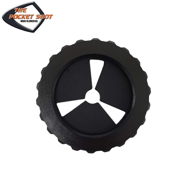 Pocket Shot EZ Arrow Rest Alternative to Whisker Biscuit Black (TPS-EZARB)