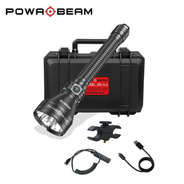 Powa Beam Asteroid V2 Torch Hunters Kit incl Scope Mount (F-HKAV2)