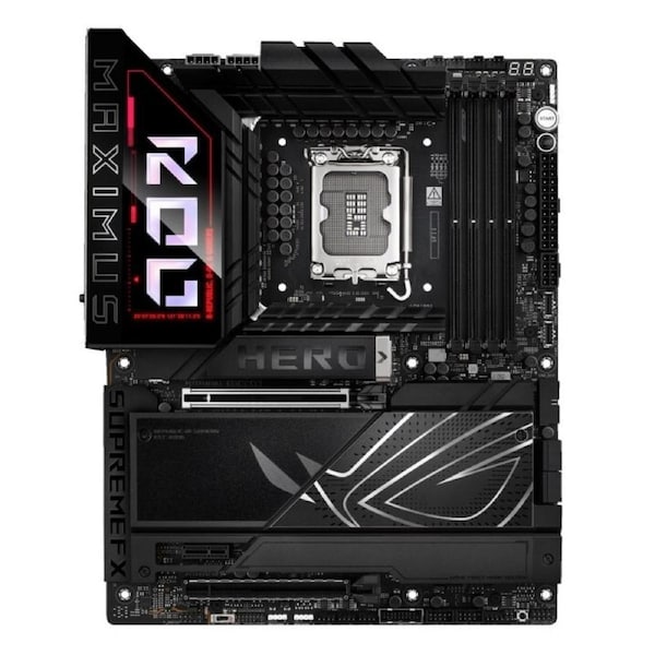ASUS ROG MAXIMUS Z890 HERO LGA1851 ATX Motherboard 192GB, 4x DDR5, 1 x PCIe 5.0 x16 slots, 6 x M.2 slots,1 x SlimSAS, 4 x SATA 6Gb/s
