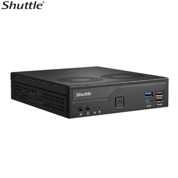 Shuttle DH770 Slim Mini PC, Intel 14th/13th/12th Gen LGA1700 socket, 1L, H770, 2x DDR5, 2x 2.5G LAN, 2x COM, 4x USB 3.2 Gen 1, 4x USB 3.2 Gen 2, 2x