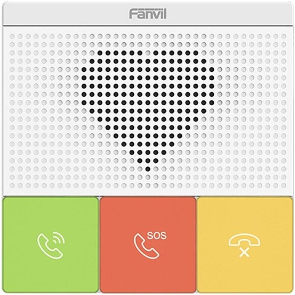 Fanvil Y501 2 SIP Lines Healthcare Intercom, HD Audio, Waterproof & Dustproof, PoE Enabled, Wall Mountable, 10/100Mbps, 3 Button. Auto answe, No Wi-Fi