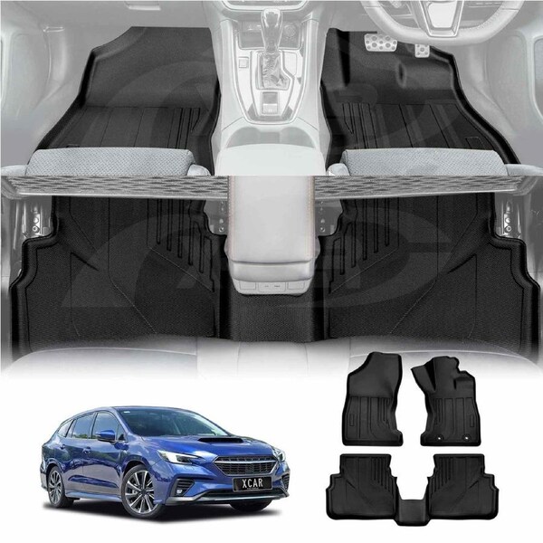 3D Floor Mats for Subaru WRX VB VN Series Auto 2022-2025 Heavy Duty All Weather Car Mats Carpet Liner Set