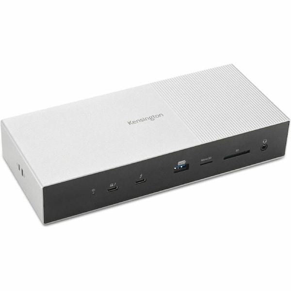 Kensington SD5000T5 Thunderbolt 5 Docking Station for Workstation/Notebook/Monitor - Charging Capability - Memory Card Reader - SD - Desktop - 3 - 8K