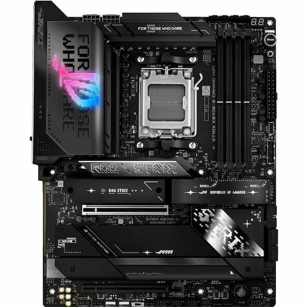 Asus ROG Strix X870E-E GAMING WIFI Gaming Desktop Motherboard - AMD X870E Chipset - Socket AM5 - ATX - Ryzen 7 Processor Supported - 192 GB DDR5 RAM