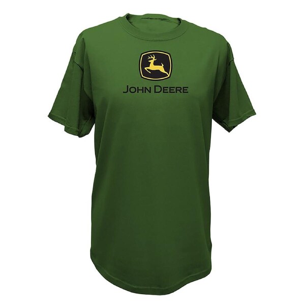 John Deere Mens/Unisex Cotton Logo Short Sleeve Tee T-Shirt/Top Green XXL
