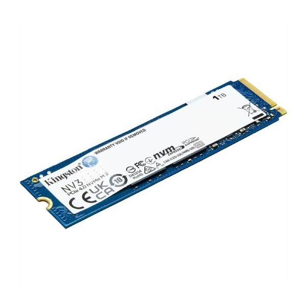 Kingston NV3 1 TB Solid State Drive - M.2 2280 Internal - PCI Express NVMe (PCI Express NVMe 4.0 x4) - Desktop PC, Notebook Devi