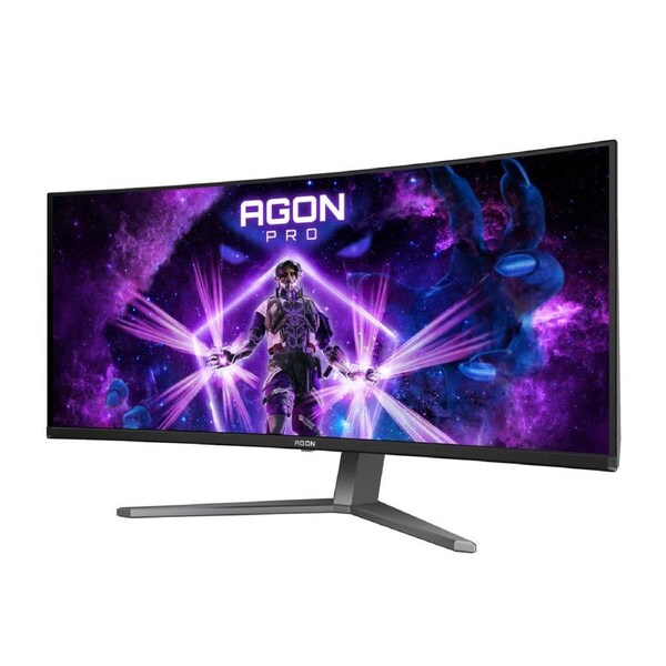 AOC 34" AGON AG346UCD 1800R CURVED OLED WQHD 3440X1440 175Hz 0.03ms 21:9 GAMING MONITOR DP/2HDMI/3USB EARPHONE IN BUILT-IN SPEAKERS H-ADJ/SWIVEL/TILT