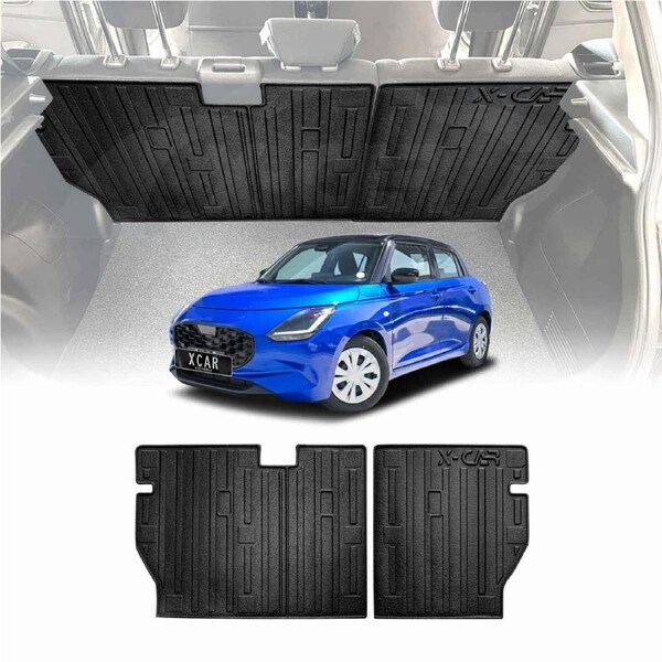 Back Seat Protector for Suzuki Swift 4th Gen 2024-Onwards All Weather Heavy Duty Car Seat Kick Mats Cover