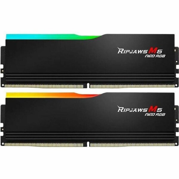 G.SKILL Ripjaws M5 Neo RGB RAM Module for Motherboard, Gaming Desktop Computer - 64 GB (2 x 32GB) - RGB - DDR5-6000/PC5-48000 DD