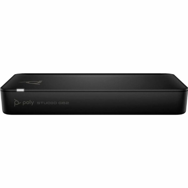 Poly Studio G62 Video Conference Equipment - Large Room Size Supported - Black - For Meeting Room, Video Conferencing - 3840 x 2