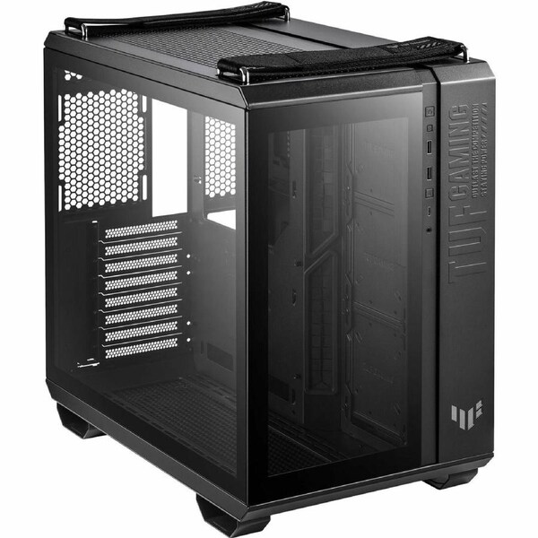 TUF GT502 Gaming Computer Case - ATX Motherboard Supported - Mid-tower - Tempered Glass - Black - 2 x Fan(s) Supported - 4 x Internal 2.5"/3.5" - 8 x