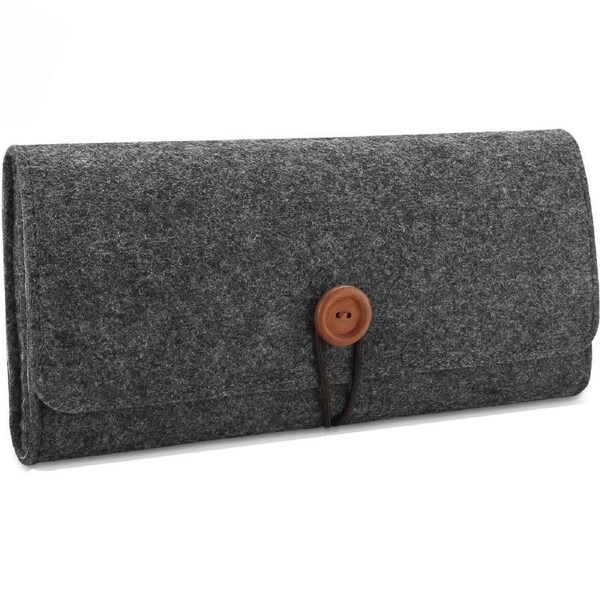 ProCase Carrying Case for Nintendo Switch OLED Model & Nintendo Switch, Portable Travel Bag Ultra Slim Felt Pouch for Nintendo Switch 2017 / Switch OLED Model 2021 with 5 Game Cartridges Holders