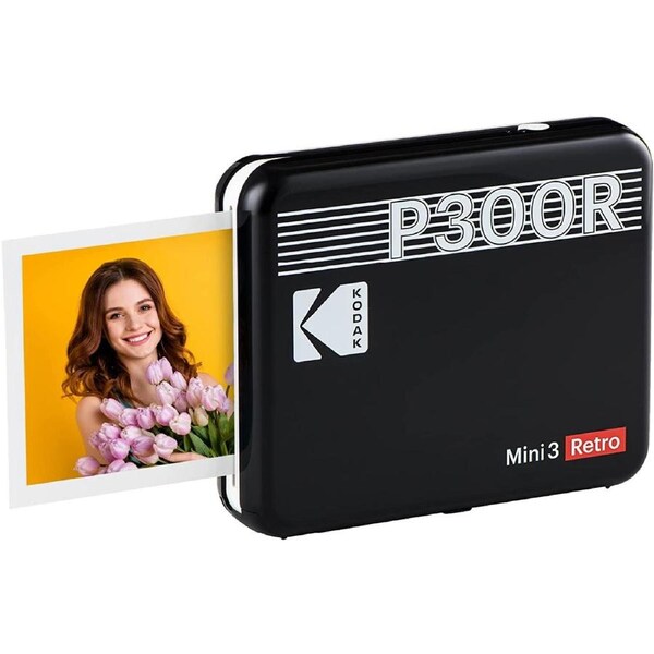 Kodak Instant Mini 3 Retro Printer - Black
