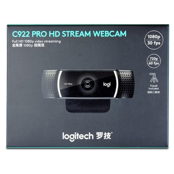 Logitech C922 Pro Stream Full HD 1080P Webcam (960-001089)