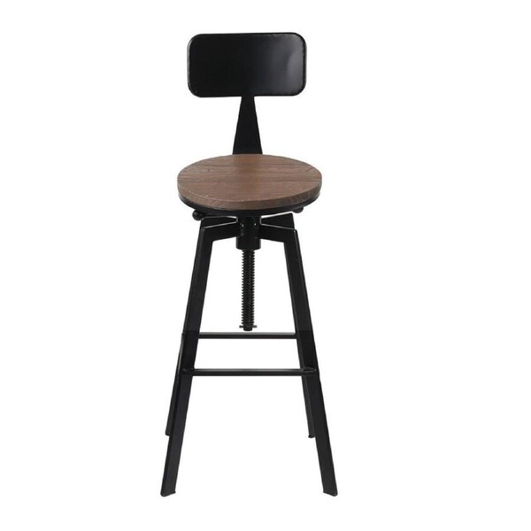 Bar Stools Kitchen Counter Chair Vintage Metal Chair Dining Stool Lift 34x105cm