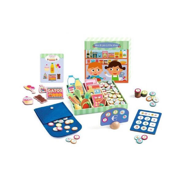 105pc Djeco Mia & Leo Little Shop Kids/Childrens Pretend Play Toy Set 3y+