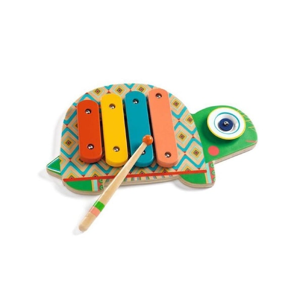 Djeco Animambo Cymbal & Xylophone Kids Musical Instrument Play Toy Set 18m+