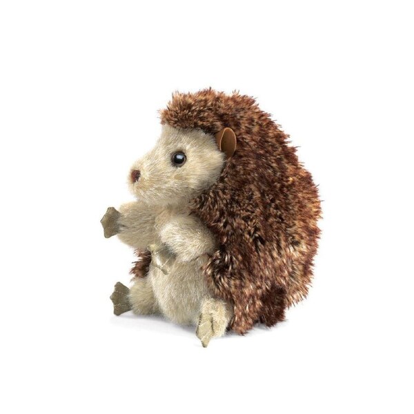 Folkmanis Hedgehog Hand Puppet 13x18cm Kids/Children Educational Toy Brown 3y+