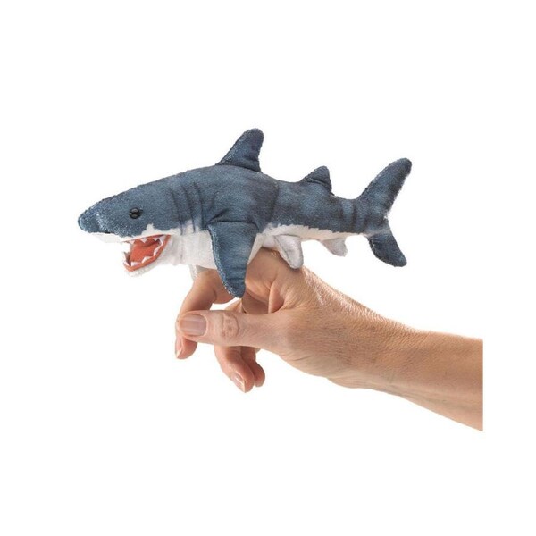 4pc Folkmanis Mini Shark Finger Puppet 20x10cm Kids/Children Animal Toy 3y+