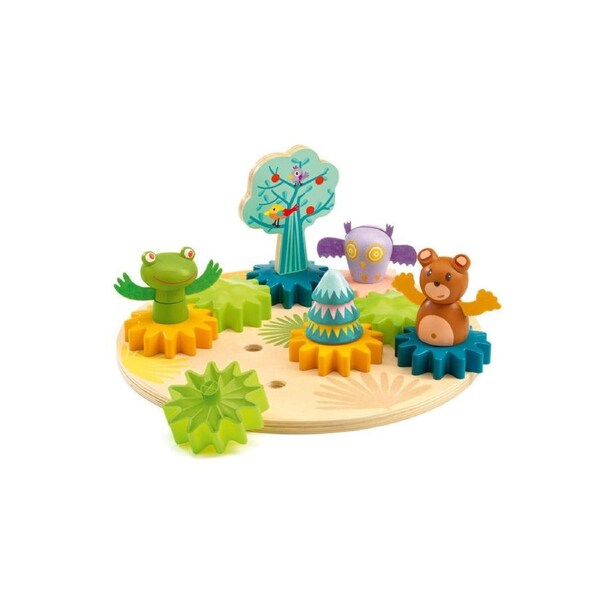 Djeco Woodytwist 3D Animal Stacking Puzzle Kids/Children Fun Play Toy 18m+