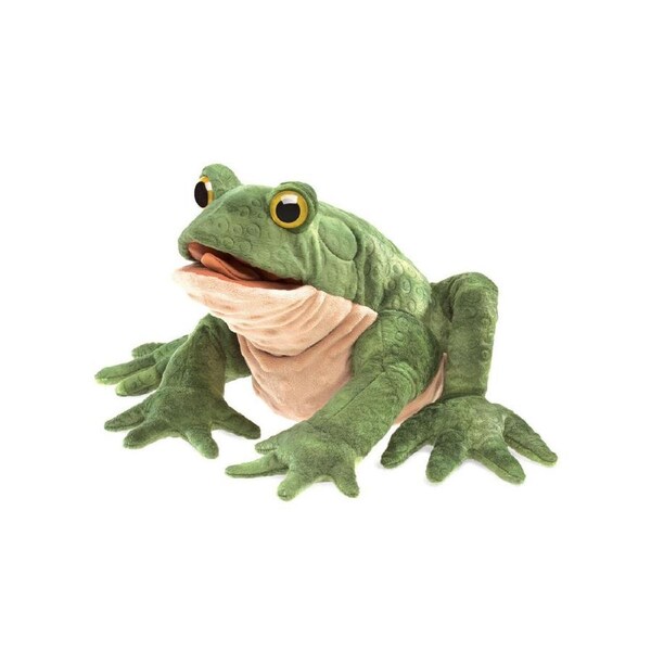 Folkmanis Green Toad Hand Puppet Kids/Children Animal Activity Play Toy 3y+