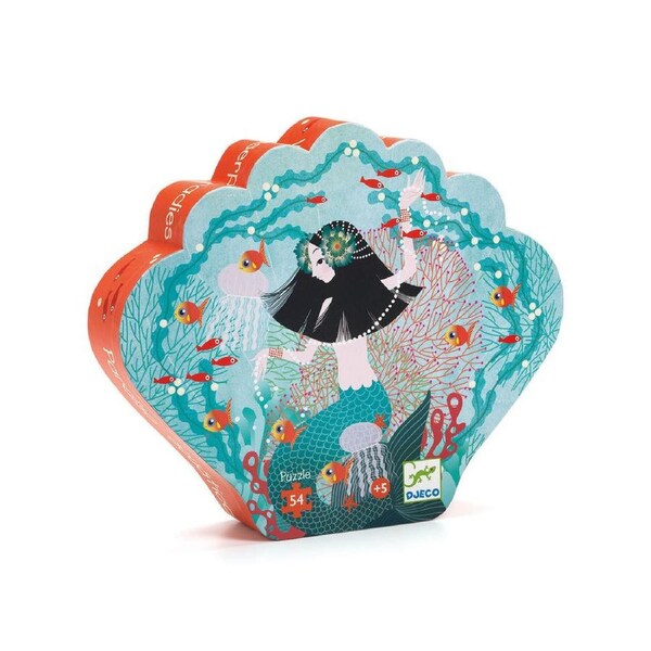 54pc Djeco Aquatic Paradise Silhouette Jigsaw Puzzle Kids Game 27.5x23.5cm 5+