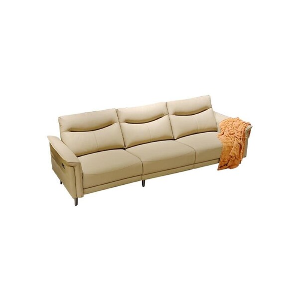 Electric Lift Recliner/ Eco-Leather Sofa/Chaise /Steel Legs XMT-1826