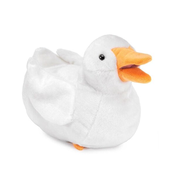 Folkmanis Duck Hand Puppet Kids/Children Animal Soft Plush Toy White 3y+