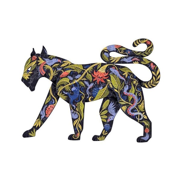 150pc Djeco Panther Shaped Art Jigsaw Puzzle Kids/Children Game 62x47cm 6y+