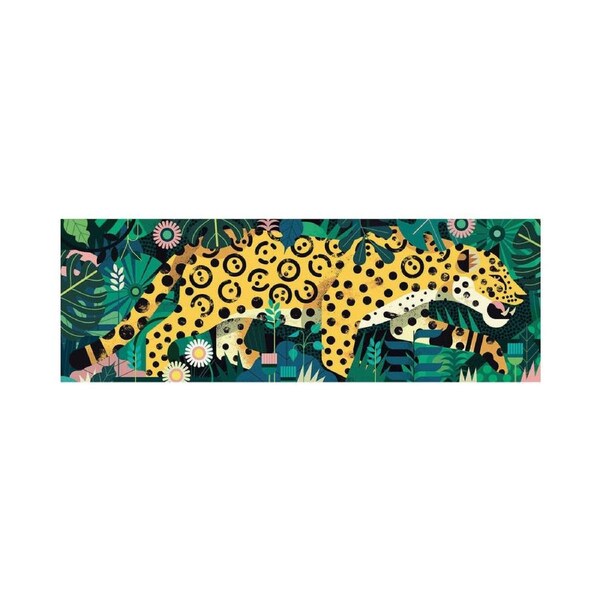 1000pc Djeco Leopard Gallery Jigsaw Puzzle w/ Poster Kids Game 97x33cm 9y+