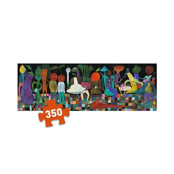 350pc Djeco Caponato Gallery Jigsaw Puzzle w/ Poster Kids Game 97x33cm 7y+