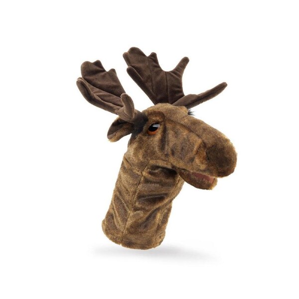 Folkmanis Moose Stage Hand Puppet Kids/Children Animal Plush Toy Brown 3y+
