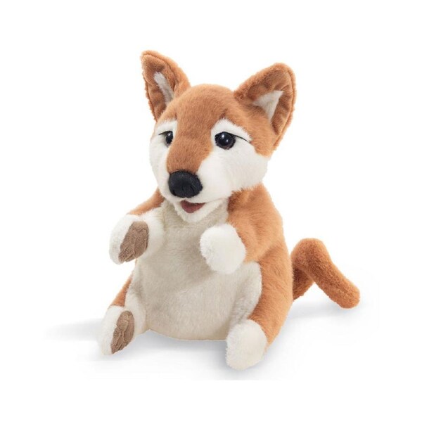 Folkmanis Shiba Inu Puppy Hand Puppet Kids/Children Animal Plush Toy Brown 3+