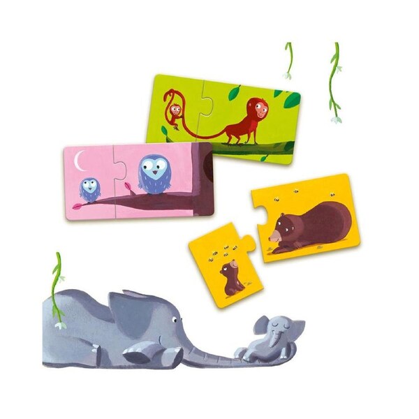 24pc Djeco Duo Mum & Baby Jigsaw Puzzle Kids/Children Educational Game 2y+