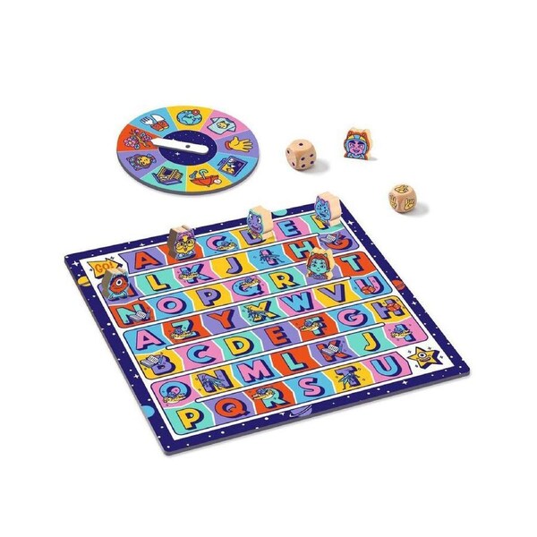 Djeco ABC Rapido Vocabulary Kids/Children Interactive Tabletop Board Game 6y+