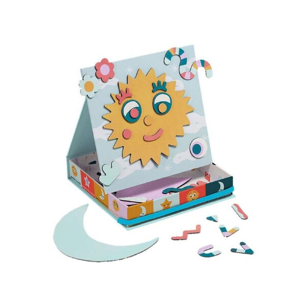 44pc Manhattan Outer Space Face Magnetic Shapes Puzzle Kids/Children Toy 3y+