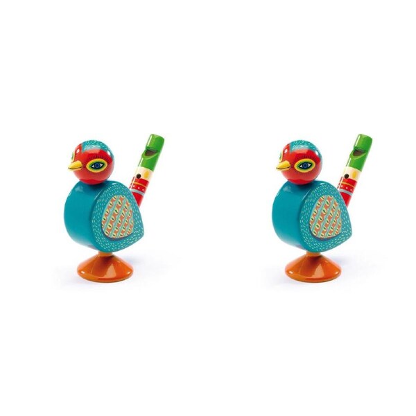 2x Djeco Animambo Whistle Kids/Childrens Musical Instrument Fun Play Toy 3y+