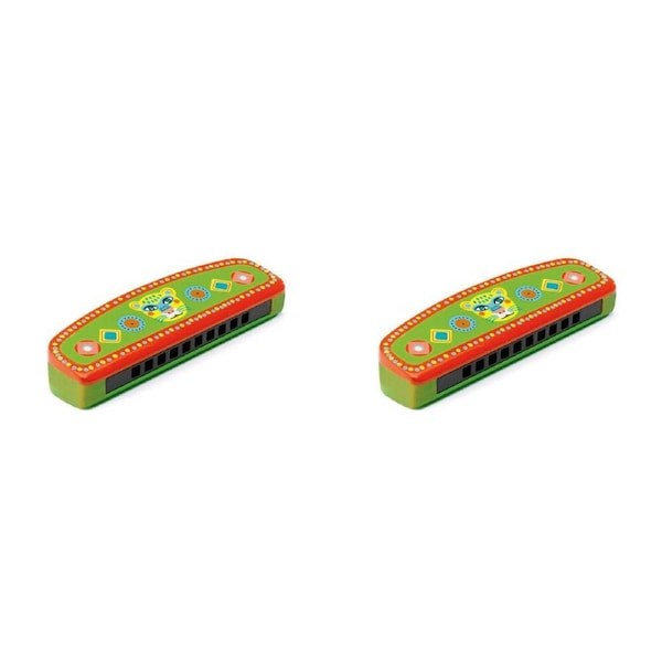 2x Djeco Animambo Harmonica Kids/Childrens Musical Instrument Fun Play Toy 3y+
