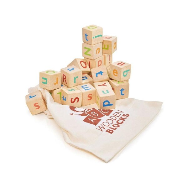 26pc Mentari Alphabet Spelling Blocks Kids/Children Play Wooden Toy 3y+