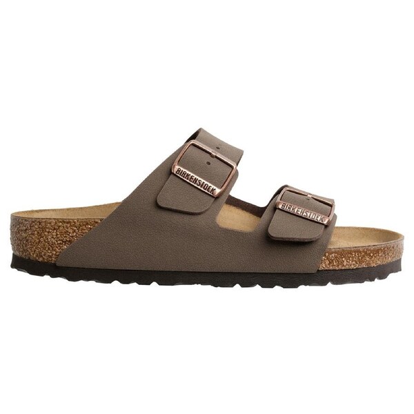 Birkenstock Unisex Arizona EU 40 Birko-Flor Nubuck Regular Fit Sandals Mocca