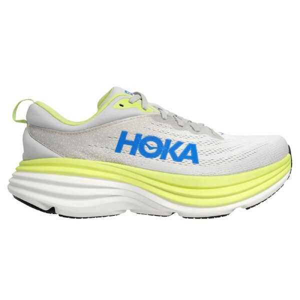 Hoka Men's Bondi 8 Running Shoes Stardust/Lettuce (US Men's 11)