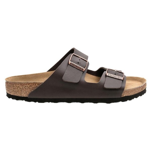 Birkenstock Unisex Arizona EU 38 Birko-Flor Regular Fit Sandals Dark Brown