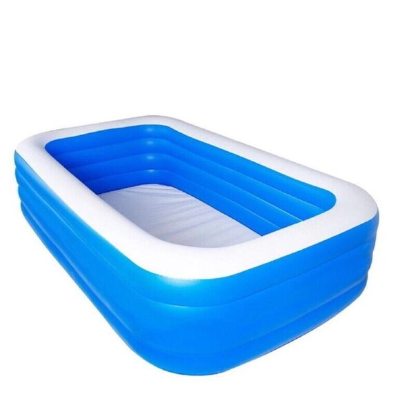 3M x1.8M 3-Layer Children Kids Adult Inflatable Swimming Pool Family Above Ground